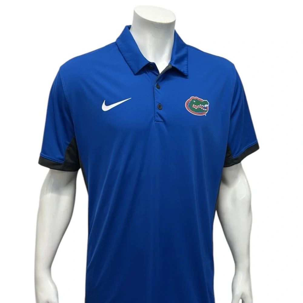 Nike Dri Fit University of Florida Gators New Era Sideline Golf Polo Shirt XL